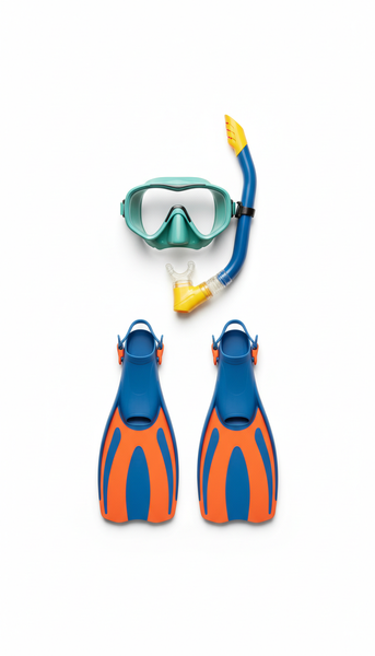 Premium Silicone Snorkel Gear Set