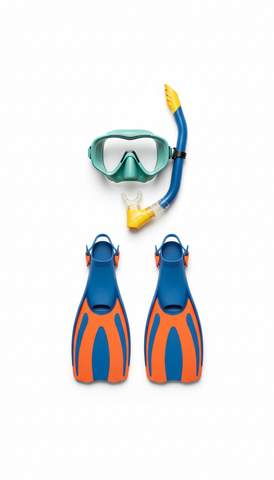 Premium Silicone Snorkel Gear Set